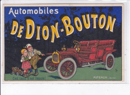 PUBLICITE : Automobiles De Dion Bouton à Puteaux (illustée Par Ogé) - Très Bon état - Werbepostkarten