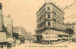 31 - Toulouse - Carrefour à L'extrémité De La Rue Alsace - Animée - Tramway - Carte Neuve - CPA - Voir Scans Recto-Verso - Toulouse