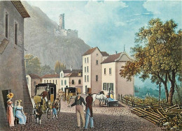 Art - Peinture - Johann David Grundmann - 1830 Martigny - Relais Postal - PTT-Museum Bern - Musée Des PTT - CPM - Carte  - Paintings