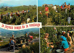 Vignes - Le Joyeux Temps De La Vendange - Multivues - Vendanges - Raisins - Vin - CPM - Voir Scans Recto-Verso - Vignes