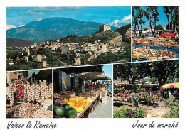 Marchés - Vaison La Romaine - Jour De Marché - Multivues - CPM - Voir Scans Recto-Verso - Markets