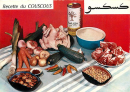 Recettes De Cuisine - Couscous - Carte Neuve - Gastronomie - CPM - Voir Scans Recto-Verso - Recetas De Cocina