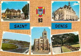 93 - Saint Denis - Multivues - Automobiles - Blasons - Flamme Postale - CPM - Voir Scans Recto-Verso - Saint Denis