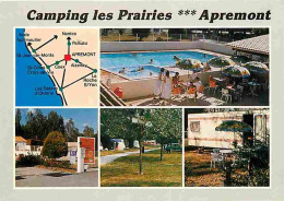 85 - Apremont - Camping Les Prairies - Multivues - CPM - Voir Scans Recto-Verso - Autres & Non Classés