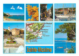 83 - Sainte Maxime - Multivues - Carte Géographique Michelin - CPM - Voir Scans Recto-Verso - Sainte-Maxime