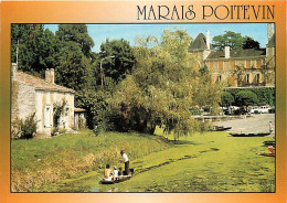 79 - Arçais - Le Logis D'Arçais - Départ En Promenade - Marais Poitevin - Venise Verte - Automobiles - CPM - Voir Scans  - Andere & Zonder Classificatie