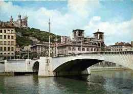 69 - Lyon - Pont Bonaparte - Cathédrale Saint Jean - Colline De Fourvière - Carte Neuve - CPM - Voir Scans Recto-Verso - Andere & Zonder Classificatie