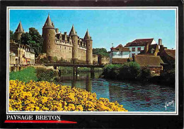 56 - Josselin - Le Château - Fleurs - Carte Neuve - CPM - Voir Scans Recto-Verso - Josselin