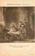 Art - Peinture - Rembrandt Harmensz Van Rijn - Les Pèlerins D'Emmaus - Musée Du Louvre - CPM - Voir Scans Recto-Verso - Pintura & Cuadros