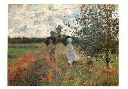 Art - Peinture - Claude Monet - Promenade Près D'Argenteuil - CPM - Voir Scans Recto-Verso - Paintings