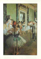 Art - Peinture - Edgar Degas - La Classe De Danse - Description De La Carte Au Dos - CPM - Voir Scans Recto-Verso - Malerei & Gemälde