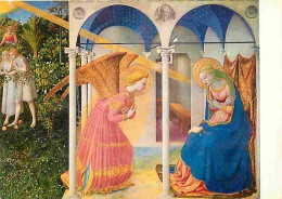 Art - Peinture Religieuse - Fra Beato Angelico - L'Annonciation - Madrid - Museo Del Prado - Carte Neuve - CPM - Voir Sc - Schilderijen, Gebrandschilderd Glas En Beeldjes