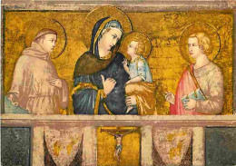 Art - Peinture Religieuse - Assisi - Basilica S Francesco - Madonna Col Figlio E Santi - P Lorenzetti - CPM - Voir Scans - Paintings, Stained Glasses & Statues