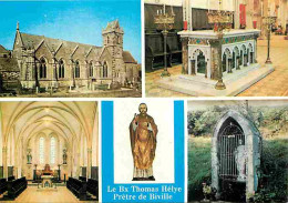 50 - Biville - Multivues - L'église - La Fontaine Et Le Tombeau Du Bx Thomas Hélye - Carte Neuve - CPM - Voir Scans Rect - Andere & Zonder Classificatie