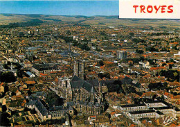 10 - Troyes - Vue Générale Aérienne - Au Premier Plan La Cathédrale Saint-Pierre Et Saint-Paul - CPM - Carte Neuve - Voi - Troyes