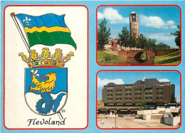 Pays-Bas - Nederland - Flevoland - Multivues - Blasons - CPM - Voir Scans Recto-Verso - Sonstige & Ohne Zuordnung