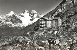 11566964 Zermatt VS Touristenhaus Fluhalp Berghaus Dent Blanche Gabelhorn Wallis - Autres & Non Classés