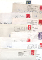 FRANCE LOT DE 1.000 FLAMMES SUR LETTRES - Lots & Kiloware (mixtures) - Min. 1000 Stamps