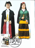 SPAIN. MAXICARD FIRST DAY. GEGANTS OF IRUN. 2022 - Cartoline Maximum