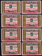 Geldern: 8x 75 Pfennig 4.11.1921 - Collections