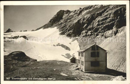 11566922 Claridenhuette Mit Gemsfairen Schutzhaus Glarner Alpen Toedi - Sonstige & Ohne Zuordnung