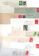 FRANCE LOT DE 1.000 FLAMMES SUR LETTRES - Lots & Kiloware (mixtures) - Min. 1000 Stamps