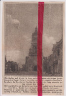 Oorlog Guerre 14/18 - Lens, L'église, De Kerk - Orig. Knipsel Coupure Tijdschrift Magazine - 1917 - Non Classés