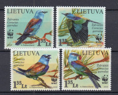 LITHUANIA 2008 Birds MNH(**) Mi 984-987 #Lt927 - Lituanie