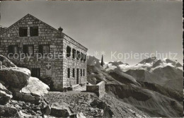 11566900 Rothornhuette Mit Rimpfischhorn Strahlhorn Schutzhuette Walliser Alpen  - Sonstige & Ohne Zuordnung