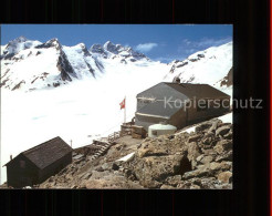 11566777 Konkordiahuette Mit Gletscherhorn Kranzberg Rottalhorn Jungfrau Berghue - Sonstige & Ohne Zuordnung