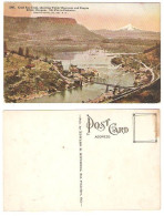 OREGON - GOLD RAY DAM, SHOWING TABLE MOUNTAIN AND ROGUE RIVER - MT. PITT In DISTANCE - - Autres & Non Classés