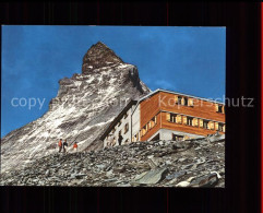 11566757 Zermatt VS Matterhornhuette Und Berghotel Belvedere Schutzhuette Wallis - Andere & Zonder Classificatie