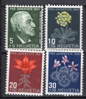 T3654 - SUISSE SWITZERLAND Yv N°445/48 ** Pro Juventute - Nuevos