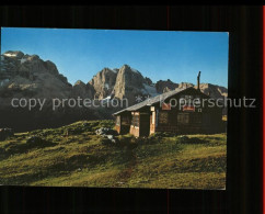 11566598 Capanna Monte Spinale Con Il Gruppo Di Brenta Schutzhuette Dolomiten Ca - Andere & Zonder Classificatie