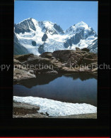 11566567 Fuorcla Surlej Berghaus Bergsee Piz Bernina Piz Roseg Berninagruppe Sur - Andere & Zonder Classificatie