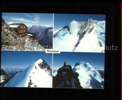 11566563 Mischabel Im Saas Tal Mischabelhuette Schutzhuette Lenzspitze Nadelhorn - Sonstige & Ohne Zuordnung