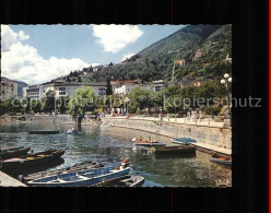 11566534 Locarno TI Lungolago Uferpromenade Boote Lago Maggiore  - Andere & Zonder Classificatie