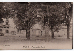 Carte Postale Ancienne Ansac - Place De La Mairie - Sonstige & Ohne Zuordnung
