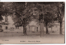 Carte Postale Ancienne Ansac - Place De La Mairie - Andere & Zonder Classificatie