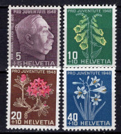 T3657 - SUISSE SWITZERLAND Yv N°467/70 ** Pro Juventute - Unused Stamps