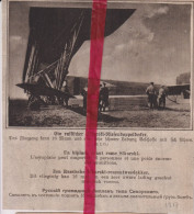 Oorlog Guerre 14/18 - Sikorski Biplane , Vliegtuig - Orig. Knipsel Coupure Tijdschrift Magazine - 1917 - Unclassified