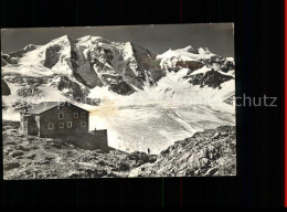 11566384 Pontresina Diavolezzahuette Mit Piz Palue Und Bellavista Berghuette Ber - Other & Unclassified