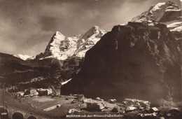 MURREN, BERN, ARCHITECTURE, MOUNTAIN, SWITZERLAND, POSTCARD - Mürren