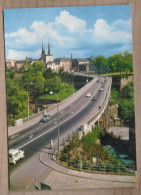 CPSM LUXEMBOURG - La Passerelle - TB PLAN Route AUTOMOBILES - Luxemburg - Town