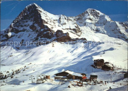 11539322 Grindelwald Kleine Scheidegg Eigernordwand Und Moench Wintersportplatz  - Andere & Zonder Classificatie