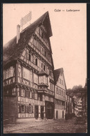 AK Calw, Haus An Der Strasse Ledergasse  - Calw