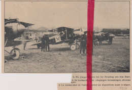 Oorlog Guerre 14/18 - Eskader, Escadre D'avions Allemands - Orig. Knipsel Coupure Tijdschrift Magazine - 1917 - Zonder Classificatie