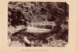 Chute Didier , Près Fort De France * Martinique * Grande Photo Albuminée Circa 1885/1890 24x18cm - Fort De France