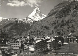 11535444 Zermatt VS Vue Generale Et Le Cervin Matterhorn  - Autres & Non Classés