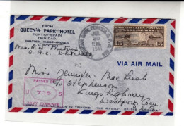 Trinidad / Hotels / U.S. Stamps + Military Postmarks / Censorship / Airmail - Trinidad Y Tobago (1962-...)